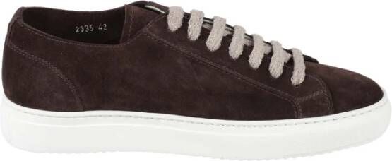 Doucal's Stijlvolle Sneakers voor Mannen Brown Heren