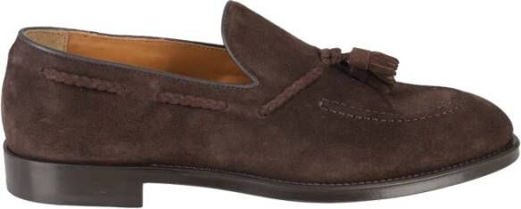 Doucal's Stijlvolle Tassel Moc Brown Heren