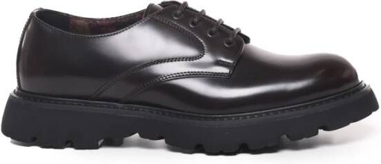 Doucal's Veterschoenen Derby Model Black Heren