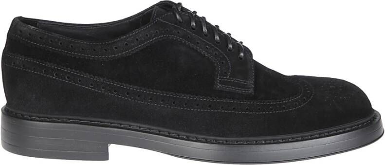 Doucal's Zwaluwstaart Derby Schoenen Black Heren