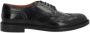 Doucal's Zwarte Brogue Leren Derby Schoenen Black Heren - Thumbnail 1