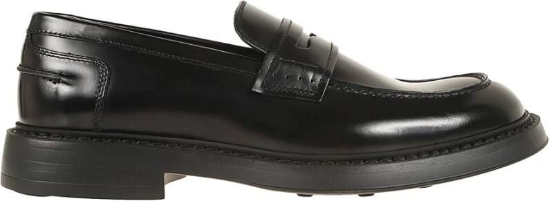 Doucal's Zwarte Loafer Schoenen voor Mannen Black Heren