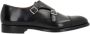 Doucal's Zwarte Monk Strap Leren Schoenen Black Heren - Thumbnail 1