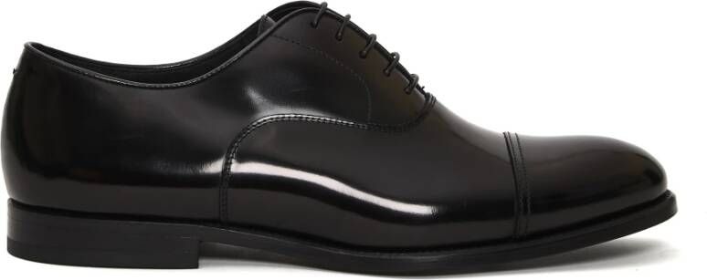 Doucal's Zwarte Oxford Schoenen Leren Zool Black Heren