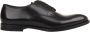 Doucal's Zwarte Oxford Veterschoenen van Leer Black Heren - Thumbnail 1