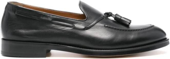 Doucal's Zwarte platte schoenen Black Heren