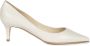 Douuod Woman Puntige Neus Stiletto Pumps White Dames - Thumbnail 4