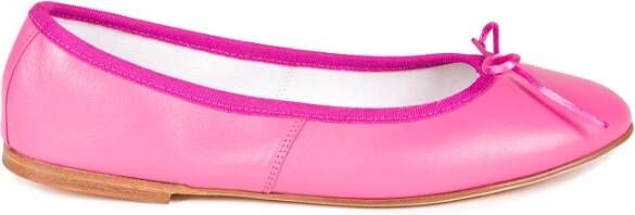 Douuod Woman Handgemaakte Fuchsia Ballerina Lichtgewicht Comfortabel Pink Dames