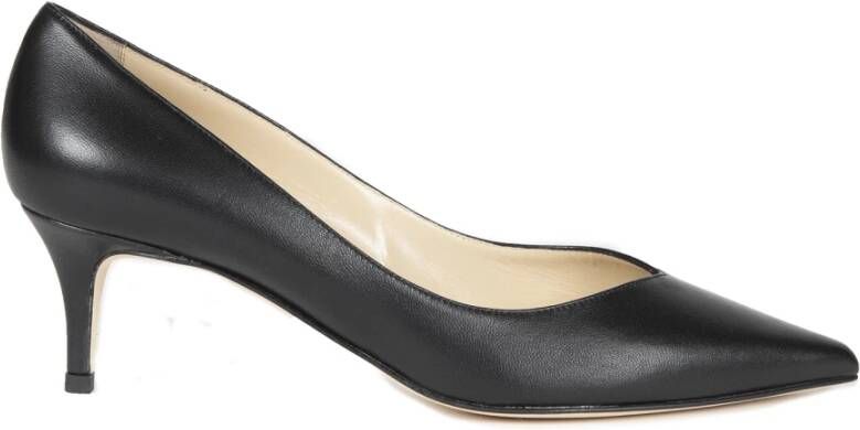 Douuod Woman Italiaanse Leren Stiletto Pumps Black Dames