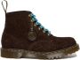 Dr. Martens 101 Hardware Suede Dark Brown Laarzen Brown Unisex - Thumbnail 1