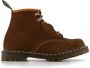 Dr. Martens Suède Veterschoenen met Geribbelde Zool Brown Heren - Thumbnail 1