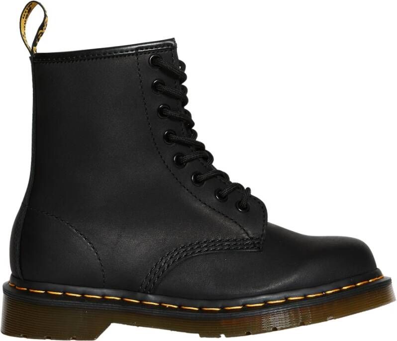 Dr. Martens 1460 Greasy Nero Laarzen Zwart Heren