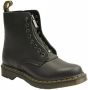 Dr Martens Dr. martens 1460 Pascal Front Zip Dames Veterboots Mat Zwart - Thumbnail 40