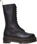 Dr martens 1B99 Quad hoge laars van zacht leer Zwart Leer Hoge laarzen Dames - Thumbnail 12