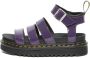 Dr. Martens Ademende platform sandalen met gewatteerde kraag Purple Dames - Thumbnail 1