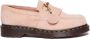 Dr. Martens Adrian Snaffle Suede Loafers Pink Unisex - Thumbnail 1