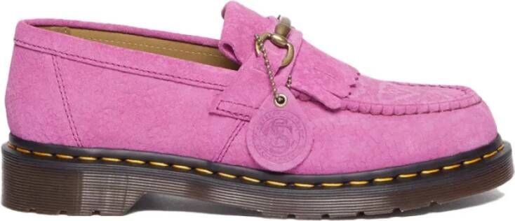 Dr. Martens Adrian Snaffle Suède Loafers Roze Pink Heren