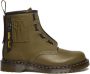 Dr. Martens Alpha 1460 Ben DMS Olive Laarzen Green Unisex - Thumbnail 1