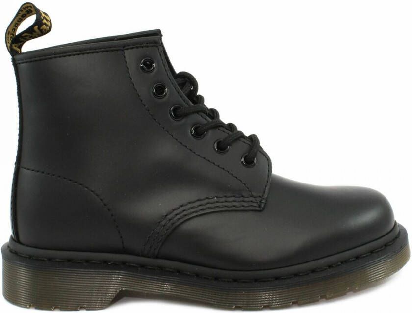 Dr. Martens Klassieke Enkellaarzen van Glad Leer Black Heren