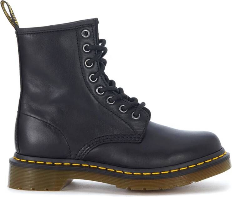 Dr. Martens Anfibio Leren Laarzen met Dikke Zool Black Dames