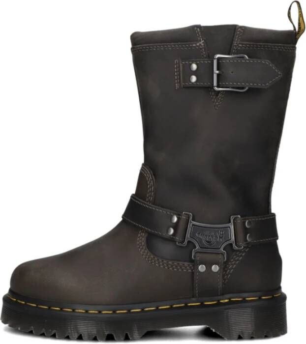 Dr. Martens Anistone High Leren Laarzen Gray Dames