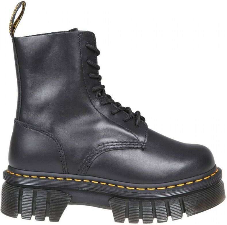 Dr Martens audrick platform boots in leather Dr. Martens Zwart Dames