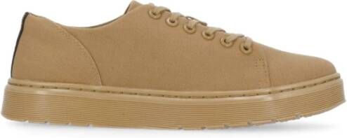 Dr. Martens Beige Canvas Veterschoenen Beige Heren