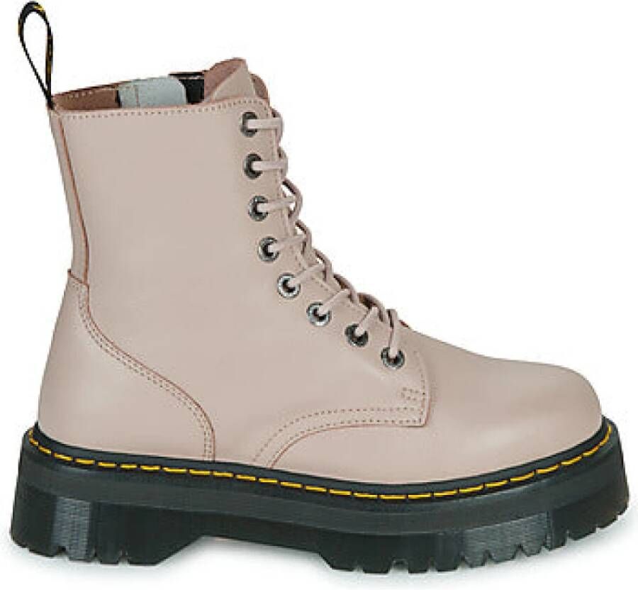 Dr martens Dr. Martens Jadon III vintage taupe Beige Leer Veterboots Dames