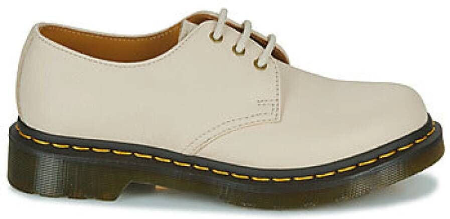 Dr. Martens Professionele leren zakelijke schoenen voor vrouwen Beige Dames