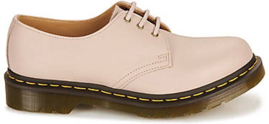 Dr. Martens Beige Derby Schoenen voor Vrouwen Pink Dames