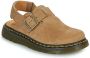 Dr. Martens Beige Nubuck Klompen voor Vrouwen Beige Dames - Thumbnail 1