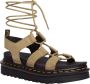 Dr. Martens Tumbled Leather Gladiator Style Sandalen Brown Dames - Thumbnail 24