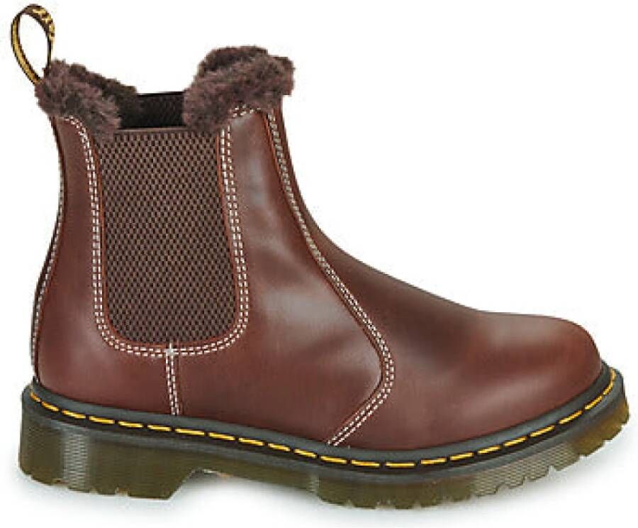 Dr. Martens Laarzen 2976 SERENA DARK BROWN CLASSIC PULL UP