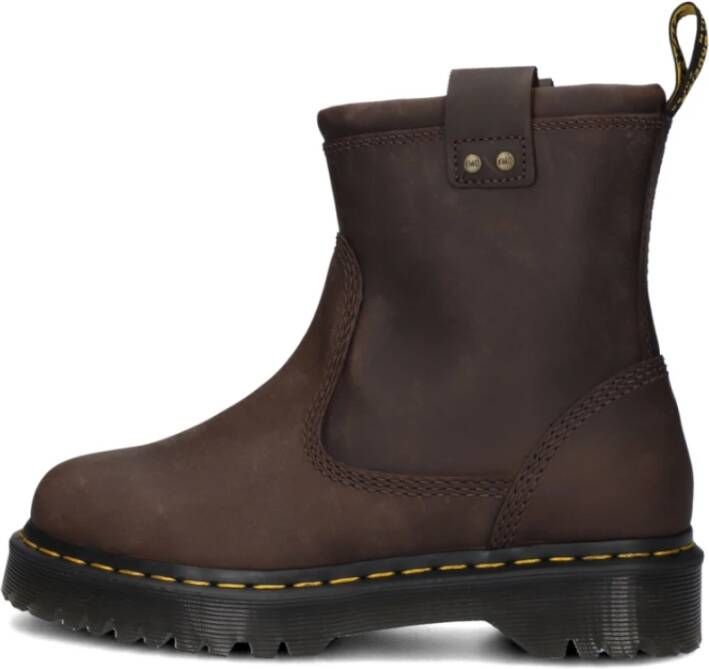 Dr. Martens Bruine Leren Aniastone Low Laarzen Brown Dames