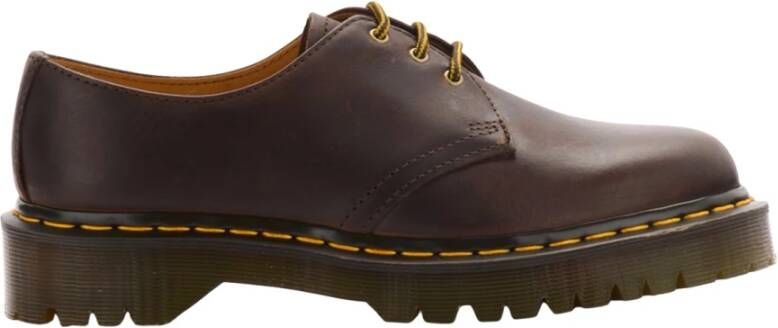 Dr. Martens Bruine leren veterschoenen Brown Heren