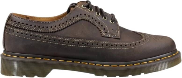 Dr. Martens Leren Herenschoenen Lente Zomer Collectie Brown Heren