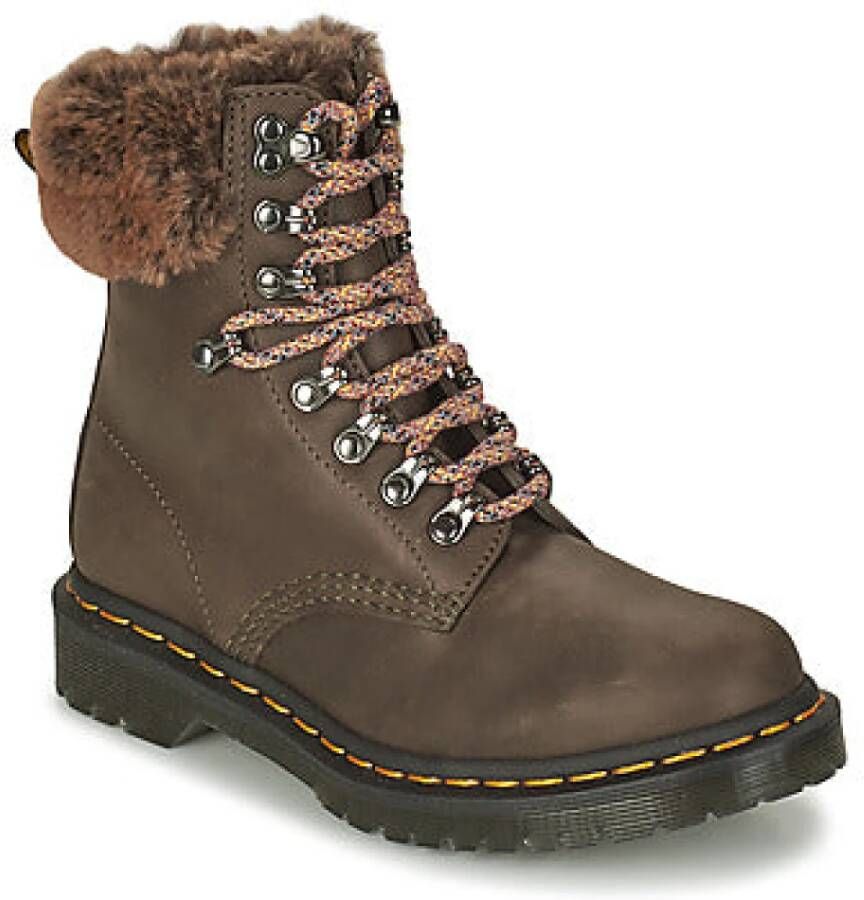 Dr. Martens Bruine Serena Collar Enkellaarzen Brown Dames