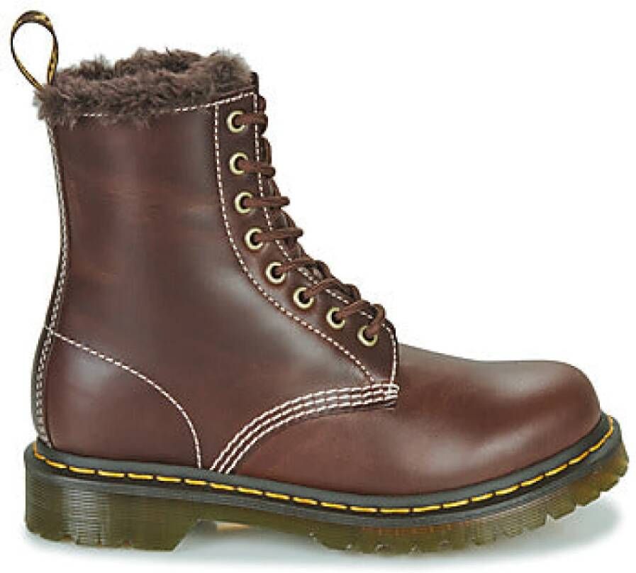 Dr. Martens Serena Dark Brown Classic Laarzen Brown Dames