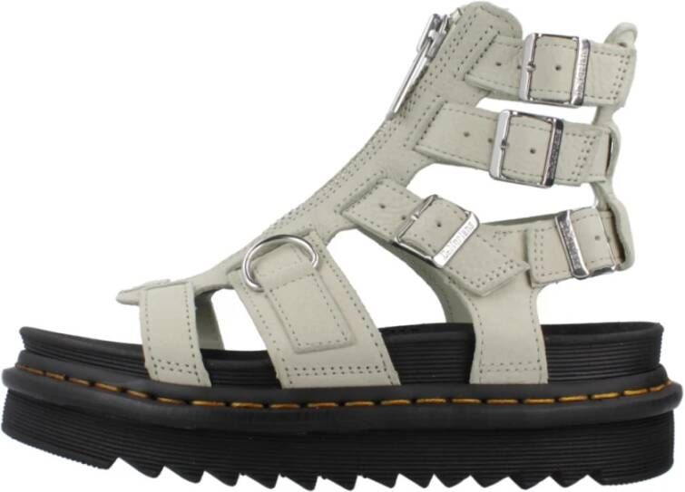 Dr. Martens Casual platte sandalen voor vrouwen Green Dames