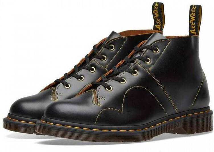 Dr. Martens Leren Herenlaarzen Lente Zomer Collectie Black Heren