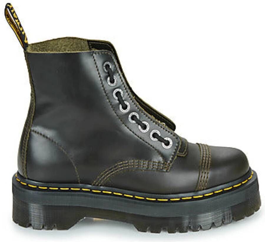 Dr. Martens Donker Taupe Orleans Groene Dameslaarzen Green Dames