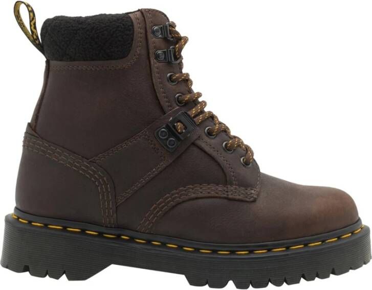 Dr. Martens Donkerbruine Grizzly Laarzen Brown Heren