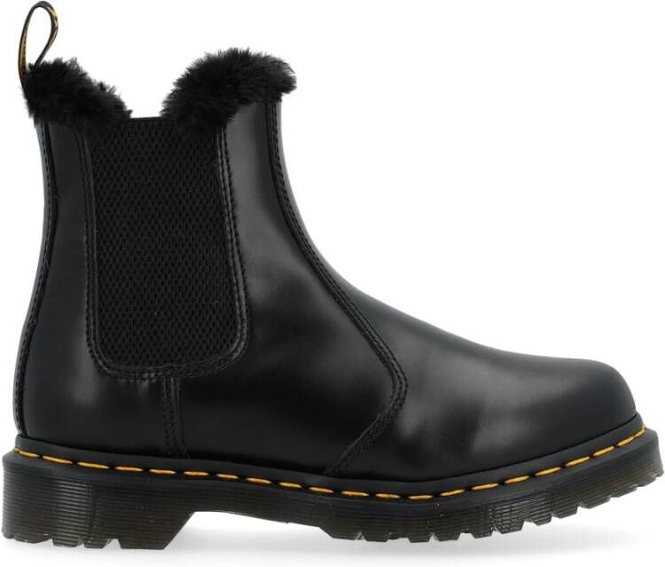 Dr. Martens Donkergrijze Beatles Laars 2976 Leonore Gray Dames