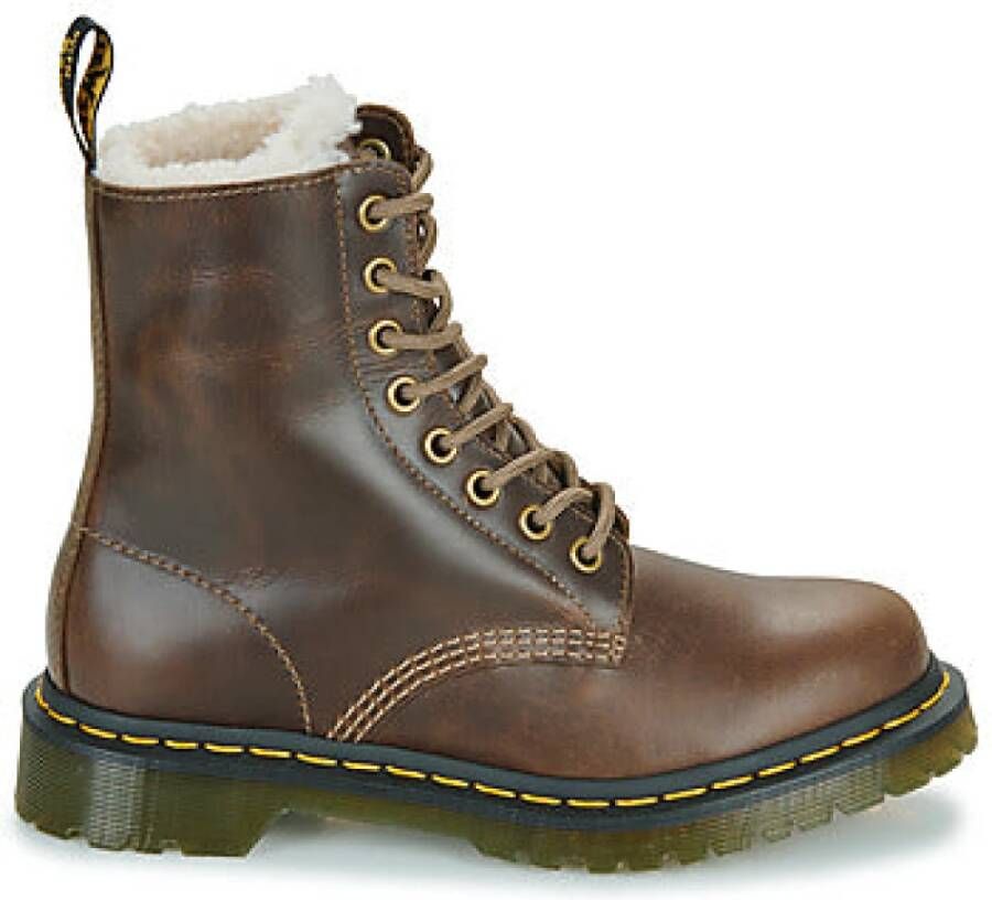 Dr. Martens Donkergroene Pascal Serena Damesschoenen Brown Dames