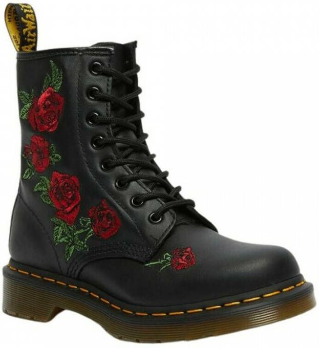 Opheldering Koor stout Dr Martens Rose Embroidery Boots Dr. Martens Zwart Dames - Schoenen.nl