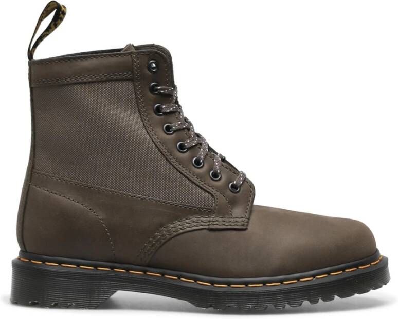 Dr. Martens Heren Stoffen en Leren Enkellaarzen Brown Heren