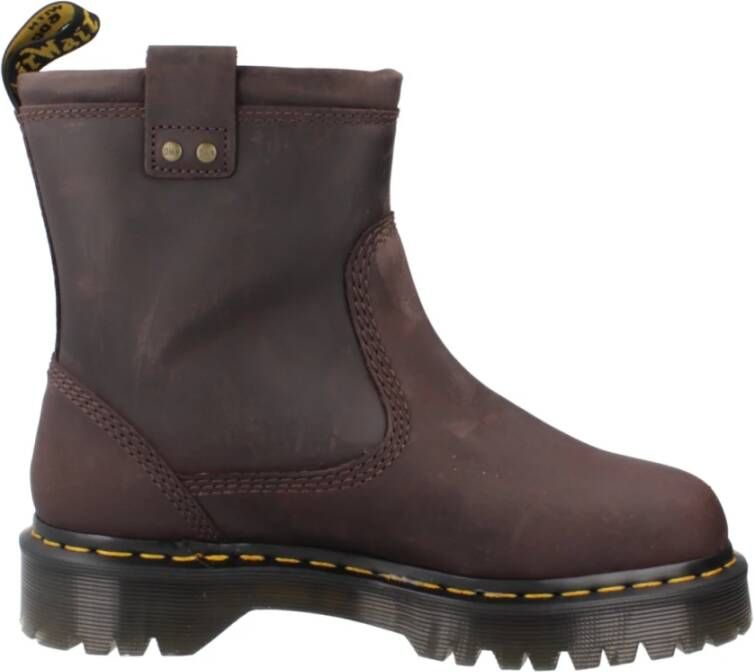 Dr. Martens Enkellaarzen met Uniek Ontwerp Brown Dames