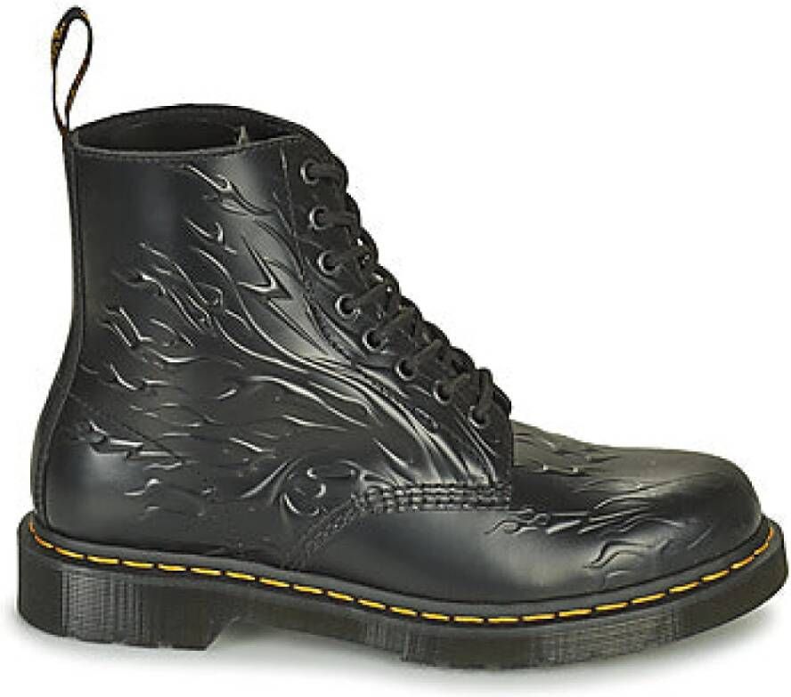 Dr. Martens Flames Zwarte Damesschoenen Black Dames