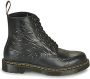 Dr. Martens Flames Zwarte Damesschoenen Black Dames - Thumbnail 1