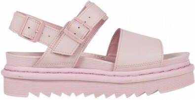 Dr. Martens Roze Leren Sandalen met Rubberen Zool Pink Dames